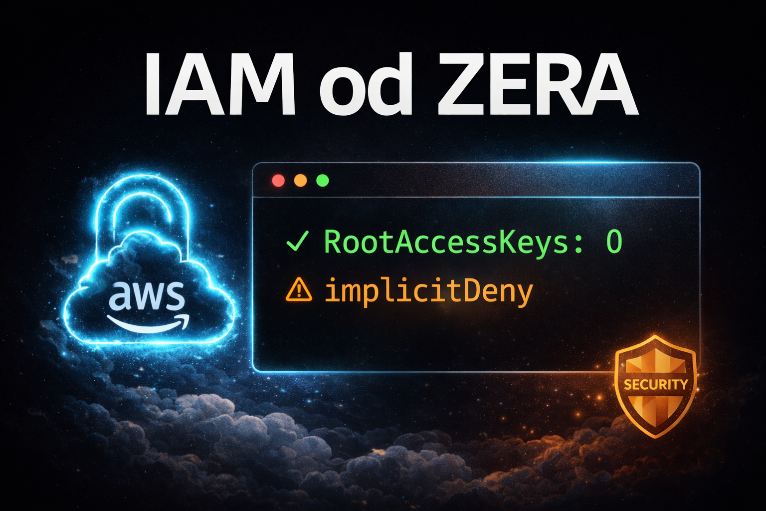 IAM od zera – co mówi Ci Twoje konto AWS zanim zaczniesz cokolwiek robić